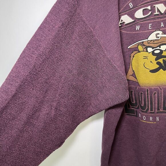 Vintage 1997 Looney Tunes Crew Neck Sweatshirt Mens Size XL HL Miller Tag Acme - Picture 5 of 9